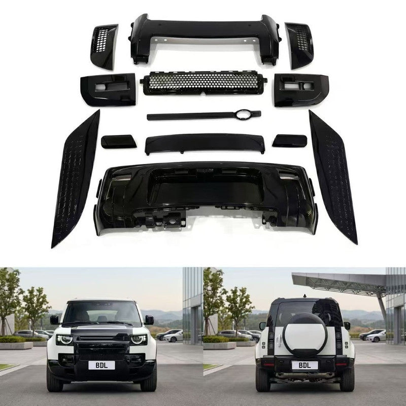 Car Craft Compatible With Land Range Rover Defender 90 110 130 L663 2026 Upgrade Coversion Obsidian Bodykit Bumper Fender Hood Vent Fog Grill Cover Trim Skirt - CAR CRAFT INDIA