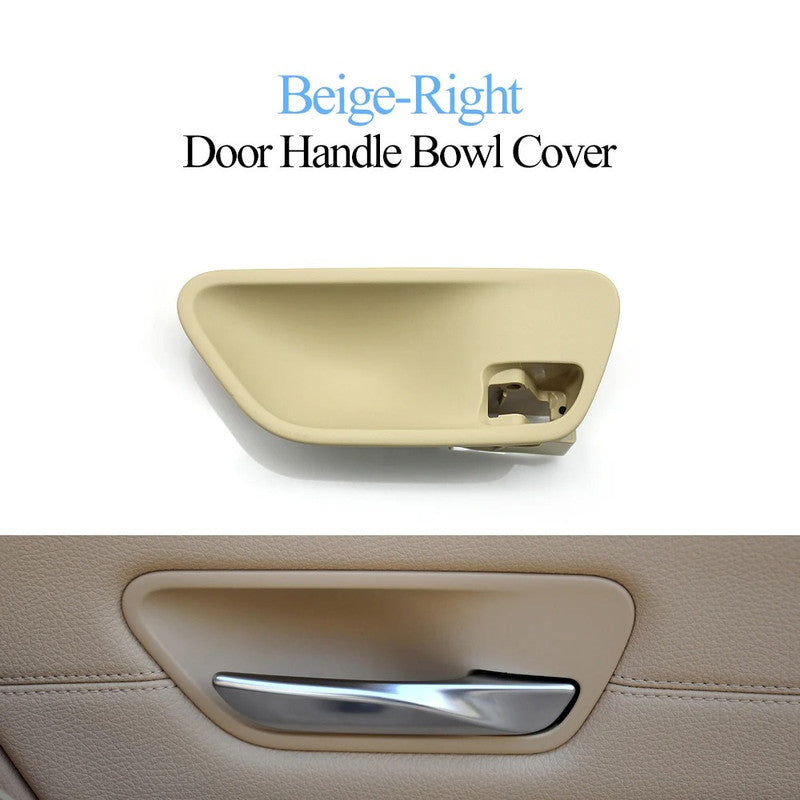 Car Craft Compatible With Bmw 3 Series F30 F34 2012-2018 4 Series M3 M4 F31 F35 F80 F32 F33 F36 F82 F83 2013-2020 Interior Unlock Door Opening Pull Handle Bowl Cover 51417279346 Beige Right - CAR CRAFT INDIA