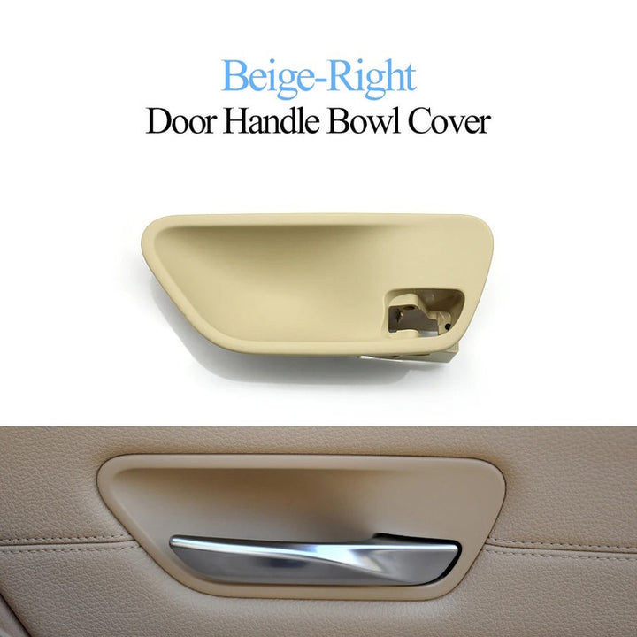 Car Craft Compatible With Bmw 3 Series F30 F34 2012-2018 4 Series M3 M4 F31 F35 F80 F32 F33 F36 F82 F83 2013-2020 Interior Unlock Door Opening Pull Handle Bowl Cover 51417279346 Beige Right - CAR CRAFT INDIA