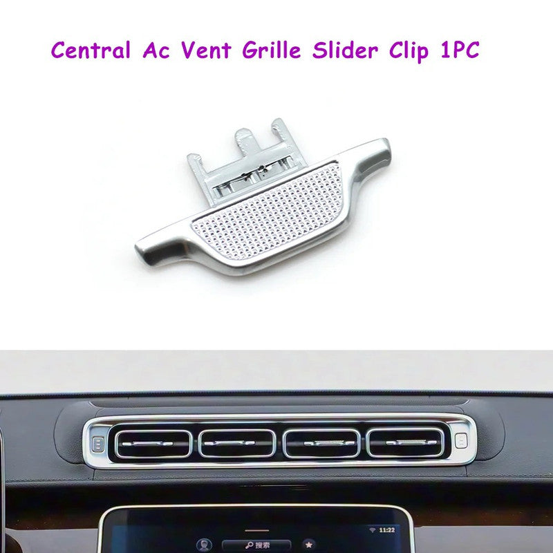 Car Craft Compatible With Mercedes Benz S Class W223 2021-2025 Car Ac Air Vent Grille Slider Trim 2238305903-mh Middle / Rear