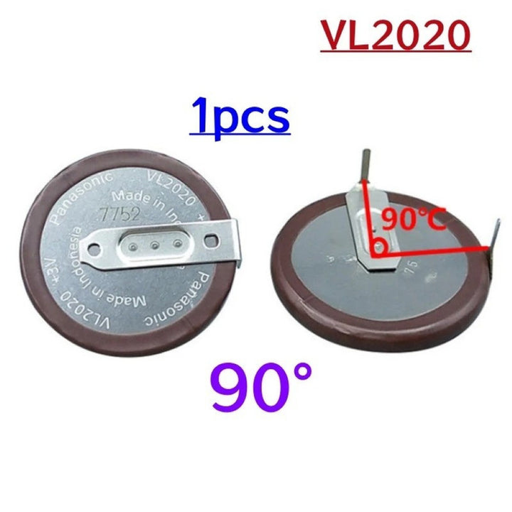 Car Craft Compatible With Bmw Mercedes Audi Porsche Bentley Vw Range Land Rover Car Remote Key Rechargeable Cell Battery Vl2020 2020 90 Digree Bm-ks-46