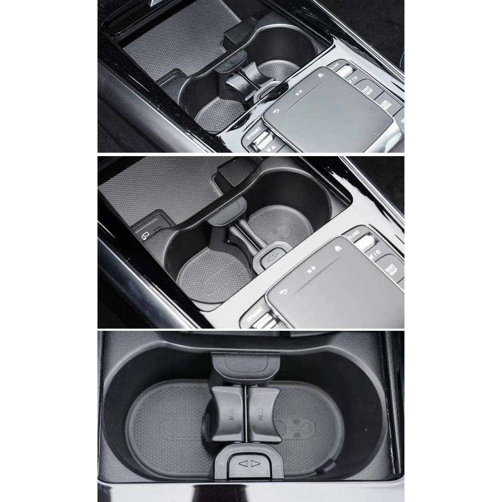 Car Craft Compatible With Mercedes Benz A Class W177 2019 Gla Glb Class W247 H247 2020+ B Class W243 2018+ Cla W118 C118 2019+ Centre Console Cup Drink Holder Divider Model A 1778109703 CC-8104 - CAR CRAFT INDIA