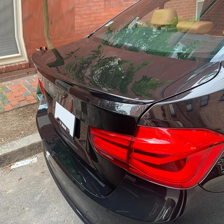 Car Craft Compatible With Bmw 3 Series F30 2012-2018 Rear Trunk Wing Boot Lip Spoiler P Style Ar-bm-017 Cf Carbon Fiber Look CC-8575 - CAR CRAFT INDIA