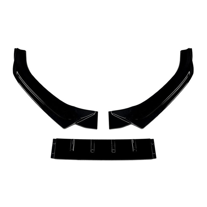 Car Craft Compatible With Audi A4 S4 B9 2017-2019 S Line Front Bumper Lip Skirt Splitter Spoiler Zst-1074 Glossy Black