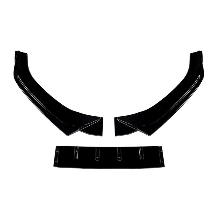 Car Craft Compatible With Audi A4 S4 B9 2017-2019 S Line Front Bumper Lip Skirt Splitter Spoiler Zst-1074 Glossy Black