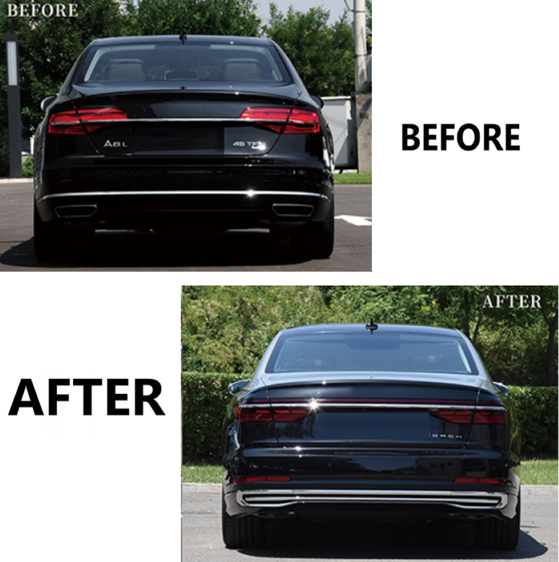 Car Craft Compatible With Audi A8 D4 2010-2017 To 2018+ Horch D5pa Upgrade Facelift Matrix Conversion Bodykit Bumper Hood Trunk Headlight Taillight