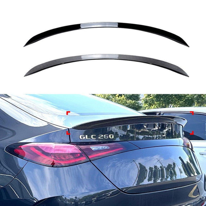 Car Craft Compatible With Mercedes Benz Glc Coupe C254 W254 X254 2024 + Rear Boot Trunk Wing Lip Spoiler Glossy Black Zst-802 Gb