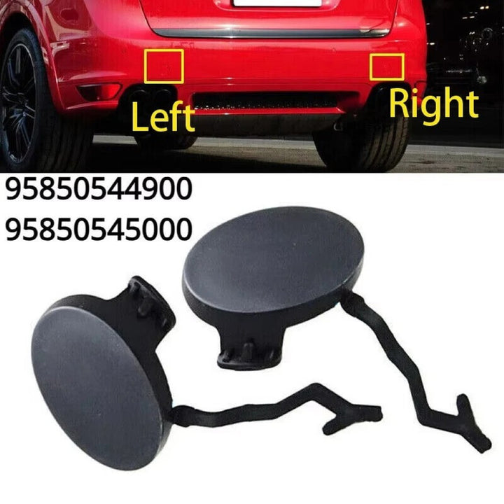 Car Craft Compatible With Porsche Cayenne 958 2011-2014 Rear Bumper Tow Towing Tochan Hook Eye Cap Cover 95850545000 Right