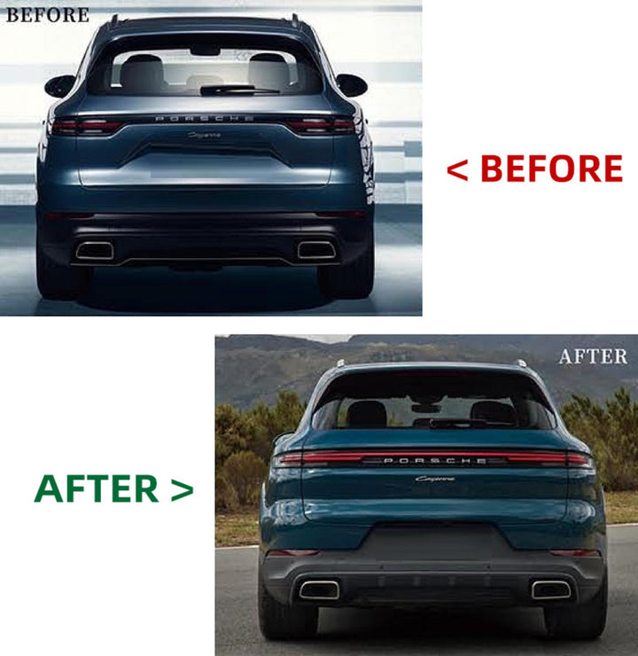 Car Craft Compatible With Porsche Cayenne 9y0.1 2018-2023 To 2024 9y0.2 Upgrade Facelift Conversion Bodykit Bumper Hood Trunk Headlight Taillight