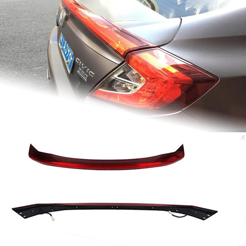 Car Craft Compatible With Honda Civic 10th Gen 2016-2020 Car Rear Upgraded Tail Light Lamp Xenon Taillight Retrofit Upgrade Modified Led Drl Hid Trunk Centre Bar