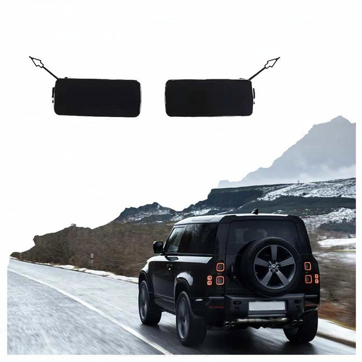 Car Craft Compatible With Range Land Rover Defender 90/110 L663 Lr129997 2020+ Rear Bumper Tow Towing Trailer Tochan Hook Cover - CAR CRAFT INDIA