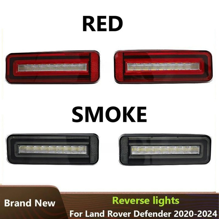 Car Craft Compatible With Range Land Rover Defender 90 110 130 L663 Lr129997 2020+ Rear Led Bumper Light Reflector Tail Brake Stop Lamp Turn Signal Light Red - CAR CRAFT INDIA