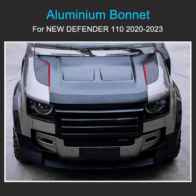 Car Craft Compatible With Range Land Rover Defender 90 110 130 L663 Lr129997 2020+ Front Hood Bonnet Alluminium - CAR CRAFT INDIA