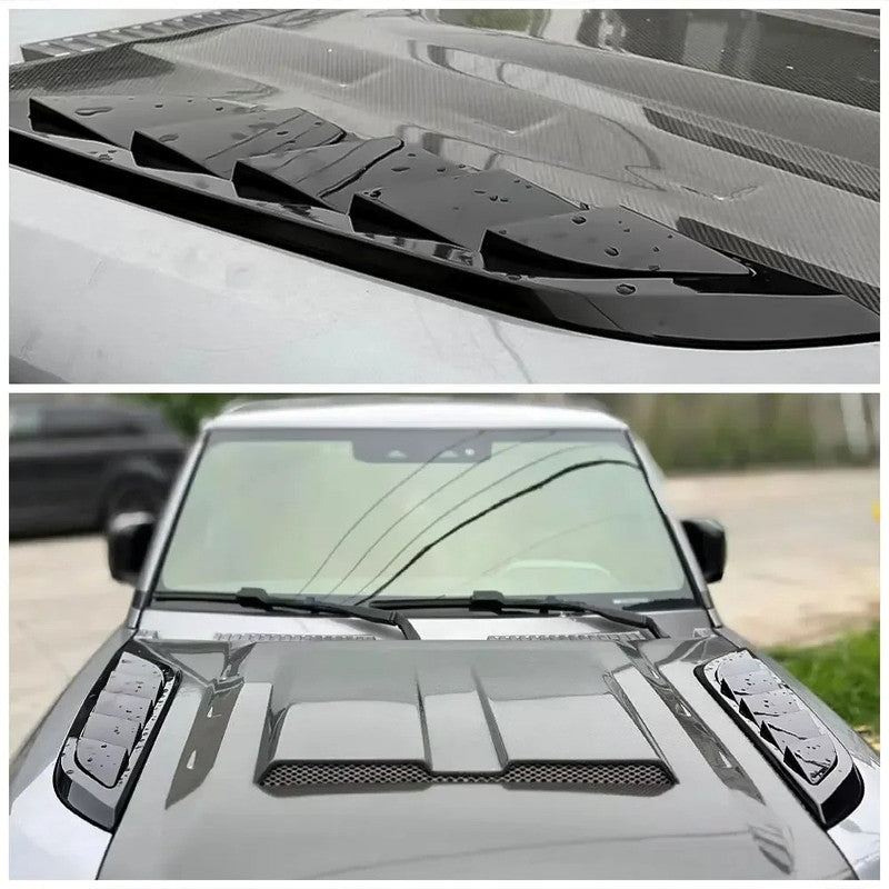 Car Craft Compatible With Range Land Rover Defender 90 110 L663 Lr129997 2020+ Bonnot Hood Air Vent Trim Flap Model B - CAR CRAFT INDIA