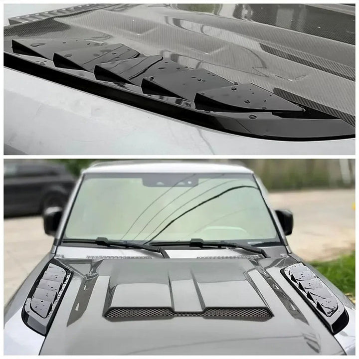 Car Craft Compatible With Range Land Rover Defender 90 110 L663 Lr129997 2020+ Bonnot Hood Air Vent Trim Flap Model B - CAR CRAFT INDIA