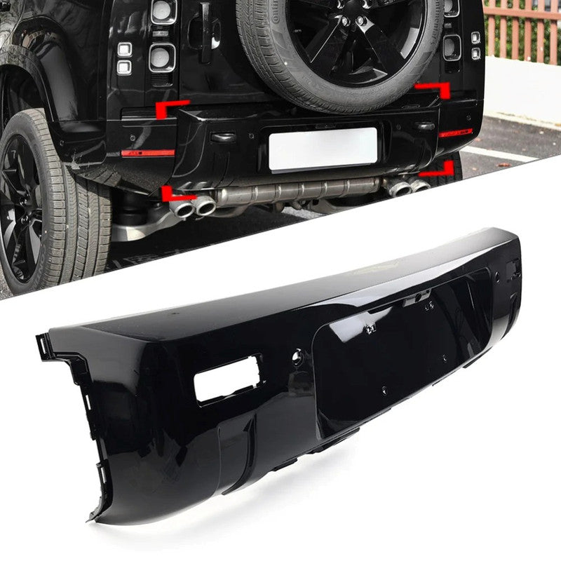 Car Craft Compatible With Range Land Rover Defender 90 110 130 L663 Lr129997 2020+ Upgrade Convert Facelift To Lumma Rear Bumper With Exhaust Tips Bodykit Lumma Style - CAR CRAFT INDIA