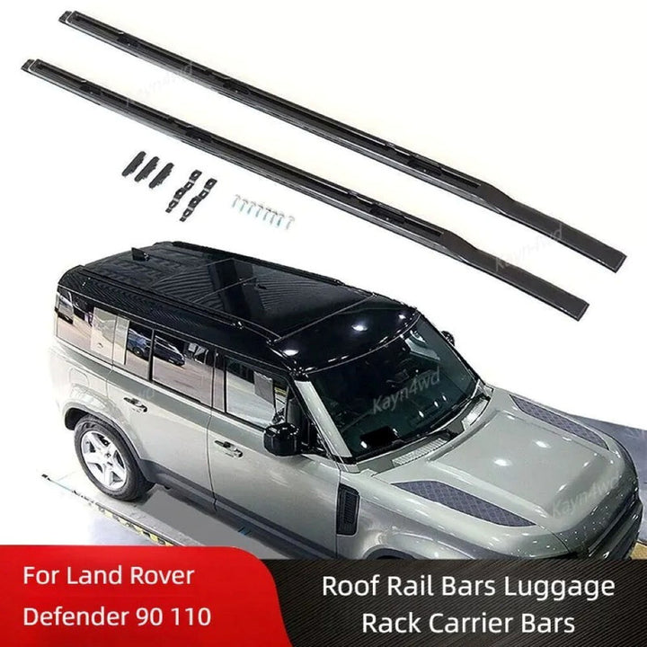 Car Craft Compatible With Range Land Rover Defender 110 130 L663 Lr129997 2020+ Roof Rail Bars Luggage Rack Carrier Bar 4 Door 110 130 - CAR CRAFT INDIA