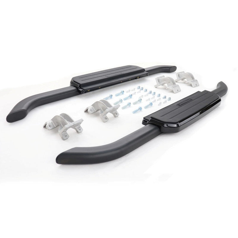 Car Craft Compatible With Range Land Rover Defender 90 L663 Lr129997 2020+ Non-slip Fixed Side Step Running Board Black 2 Door - CAR CRAFT INDIA
