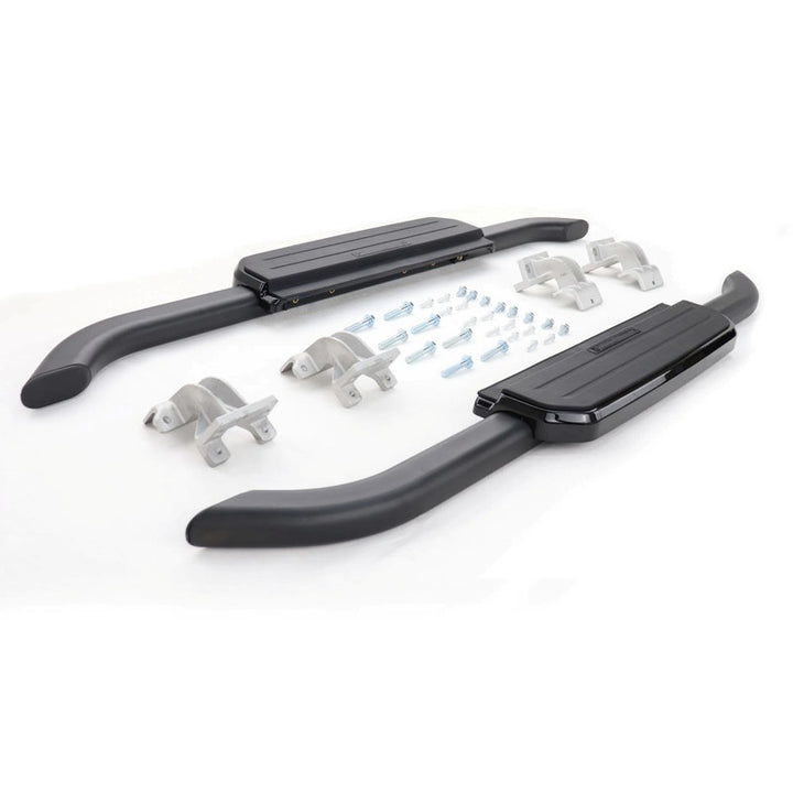 Car Craft Compatible With Range Land Rover Defender 90 L663 Lr129997 2020+ Non-slip Fixed Side Step Running Board Black 2 Door - CAR CRAFT INDIA