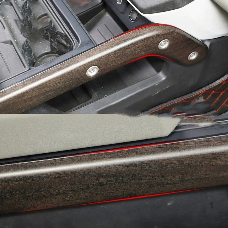Car Craft Compatible With Range Land Rover Defender 90 110 L663 Lr129997 2020+ Car Interior Trim Set Center Console Aremest Panel Side Trim Strips Wooden - CAR CRAFT INDIA