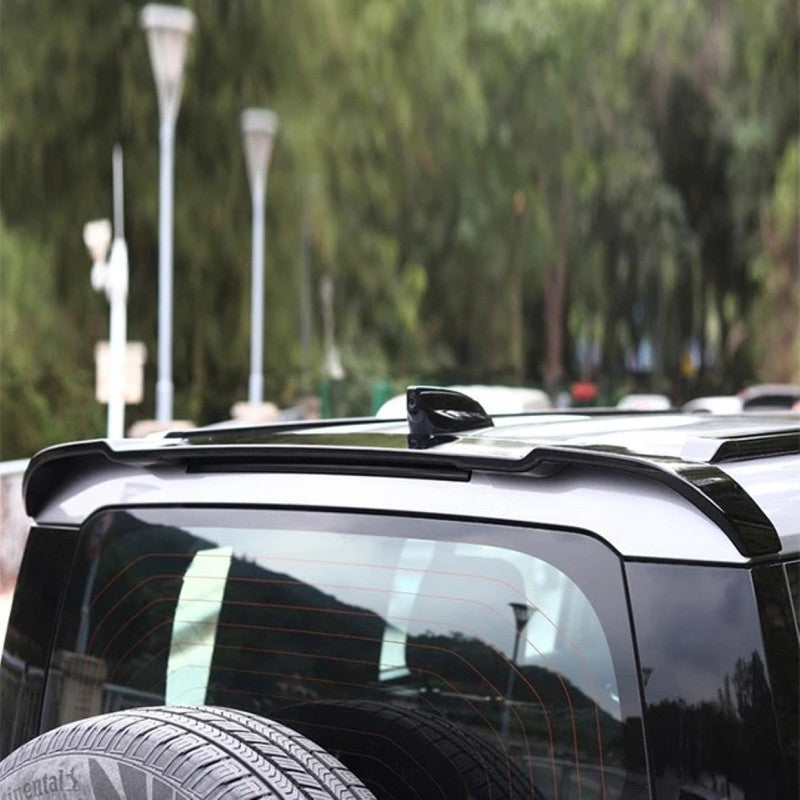 Car Craft Compatible With Range Land Rover Defender 90/110 L663 Lr129997 2020+ Rear Roof Top Wing Lip Spoiler Splitter Skirt Boot Glossy Black B - CAR CRAFT INDIA