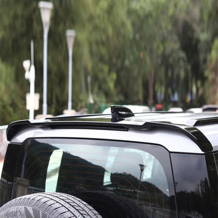 Car Craft Compatible With Range Land Rover Defender 90/110 L663 Lr129997 2020+ Rear Roof Top Wing Lip Spoiler Splitter Skirt Boot Glossy Black B - CAR CRAFT INDIA