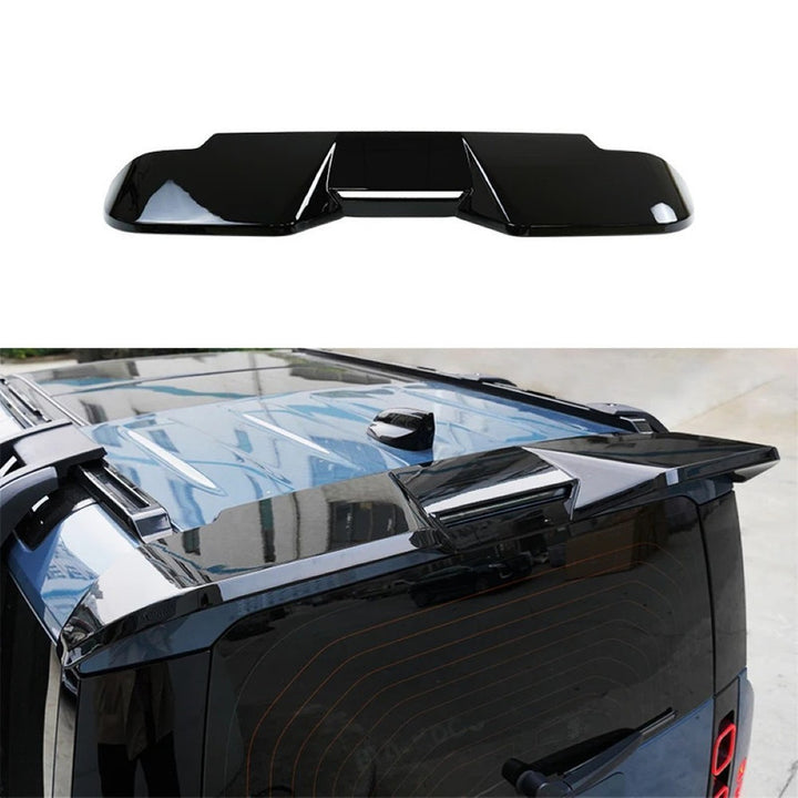 Car Craft Compatible With Range Land Rover Defender 90/110 L663 Lr129997 2020+ Rear Roof Top Wing Lip Spoiler Splitter Skirt Boot Glossy Black C - CAR CRAFT INDIA