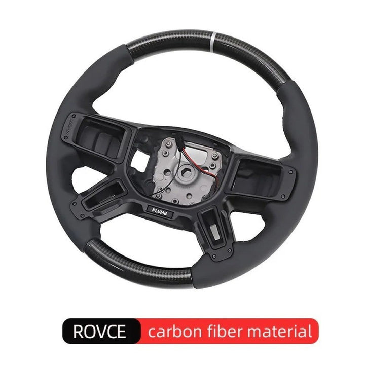 Car Craft Compatible With Range Land Rover Defender 90 110 130 L663 Lr129997 2020+ Car Steering Wheel Carbon Fiber Alcantara - CAR CRAFT INDIA