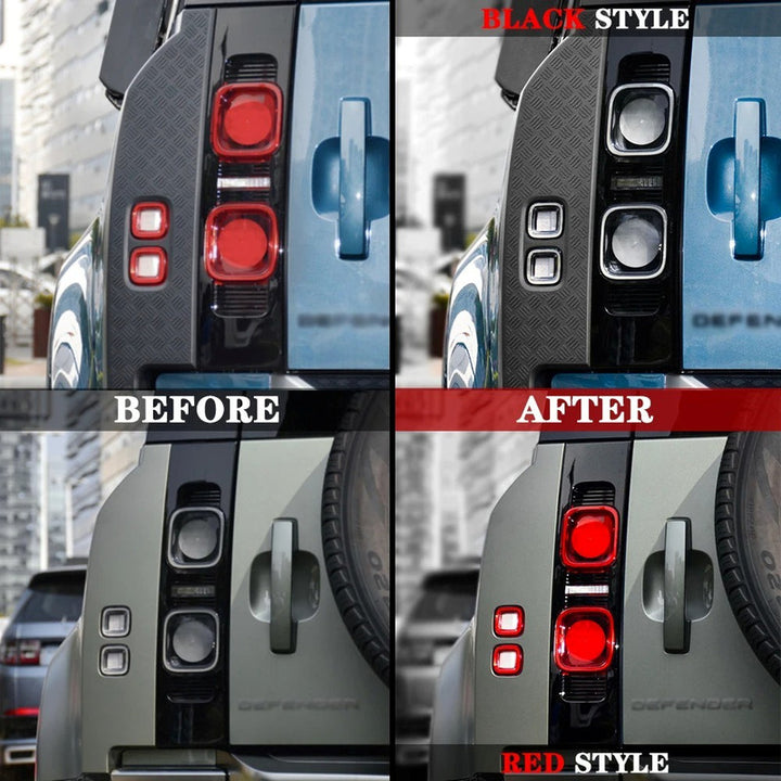 Car Craft Compatible With Range Land Rover Defender 90 110 L663 Lr129997 2020+ Car Rear Upgraded Tail Light Lamp Xenon Taillight Retrofit Upgrade Modified Led Drl Hid Black - CAR CRAFT INDIA