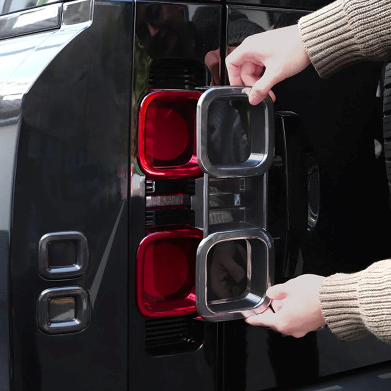 Car Craft Compatible With Range Land Rover Defender 90 110 L663 Lr129997 2020+ Rear Taillight Taillamp Light Cover Shell Smoke - CAR CRAFT INDIA