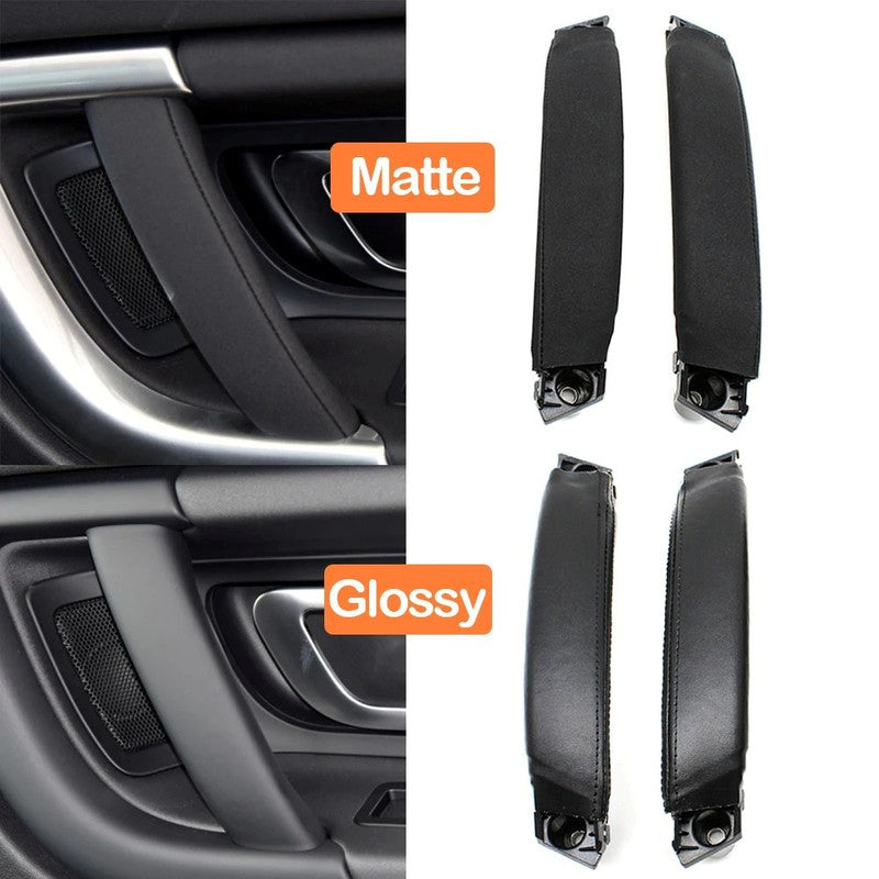 Car Craft Compatible With Land Range Rover Discovery Sport 2015-2019 Lr076161 Car Interior Door Leather Pull Handle Glossy Black Left Lr076151