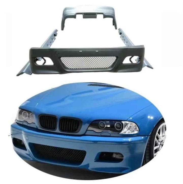 Car Craft Compatible With Bmw 3 Series E46 1998-2004 Upgrade Facelift Convert To M Sport M3 M Tech Bodykit Bumper