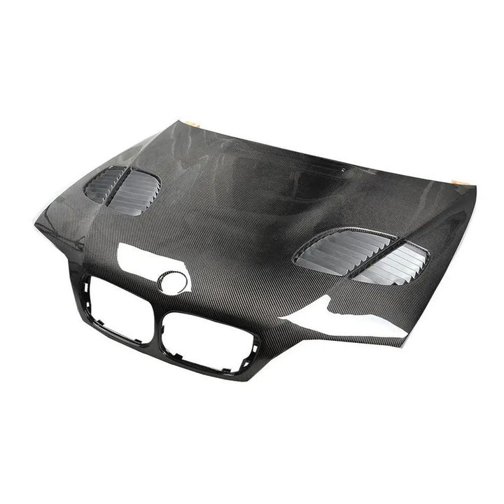 Car Craft Compatible With Bmw 3 Series E46 1999-2005 Front Bonnet Hood Real Carbon Fiber CC-8550