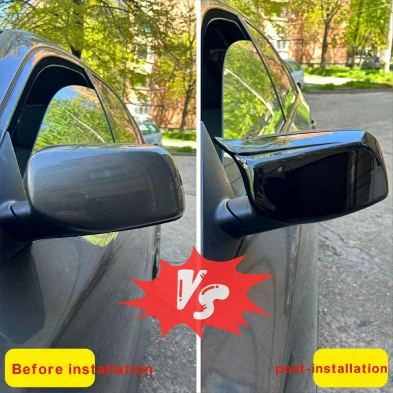 Car Craft Compatible With Bmw 5 Series E60 E61 6 Series E63 E64 2004-2009 M3 M4 M5 M6 M7 Side Rear View Case Door Wing Cap Shell Housing Mirror Covers Carbon Fiber Look - CAR CRAFT INDIA