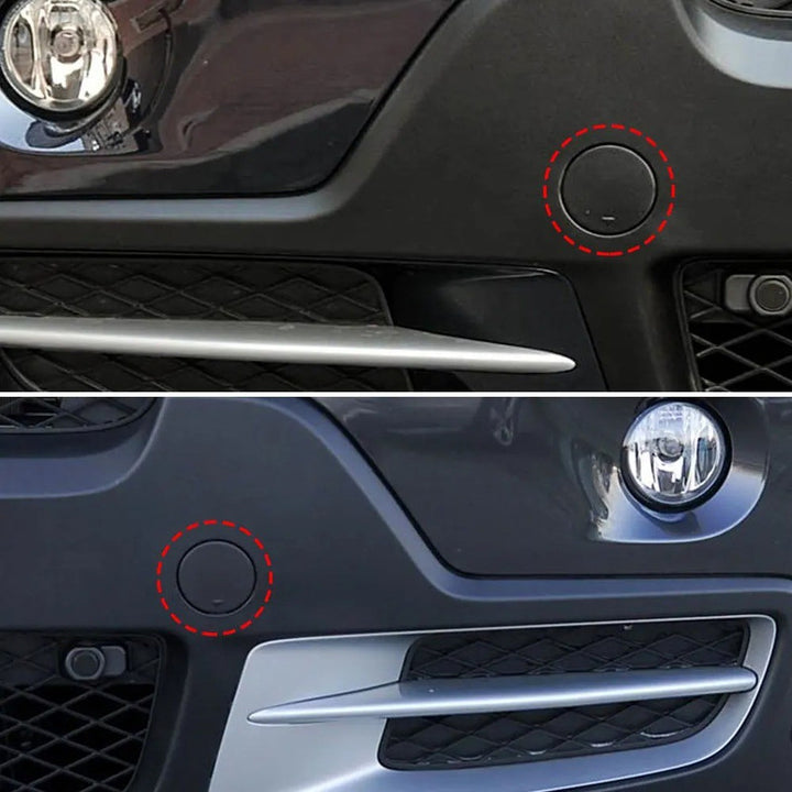 Car Craft Compatible With Bmw X5 E70 2006-2010 Front Bumper Tow Hook Towing Tochan Trailer Cover 51117159590 Unpainted Right - CAR CRAFT INDIA