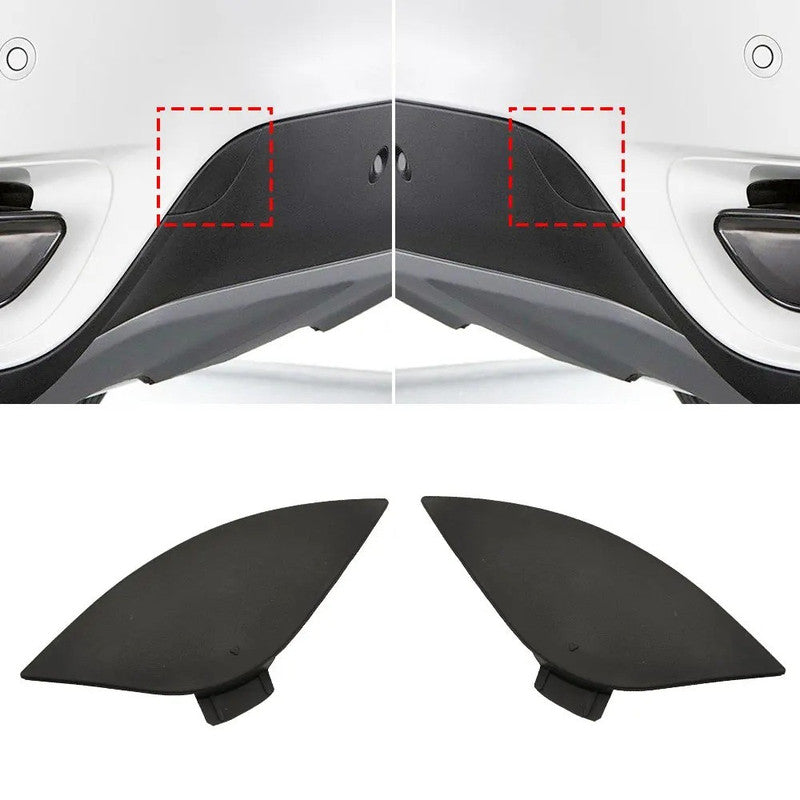 Car Craft Compatible With Bmw X6 E71 2006-2014 Rear Bumper Tow Hook Towing Tochan Trailer Cover 51127176251 Unpainted Left - CAR CRAFT INDIA