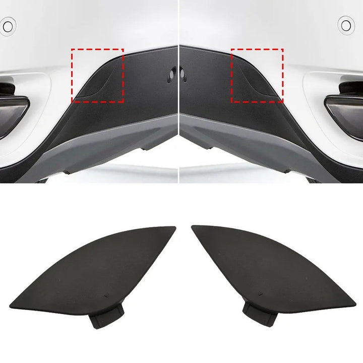 Car Craft Compatible With Bmw X6 E71 2006-2014 Rear Bumper Tow Hook Towing Tochan Trailer Cover 51127176251 Unpainted Left - CAR CRAFT INDIA