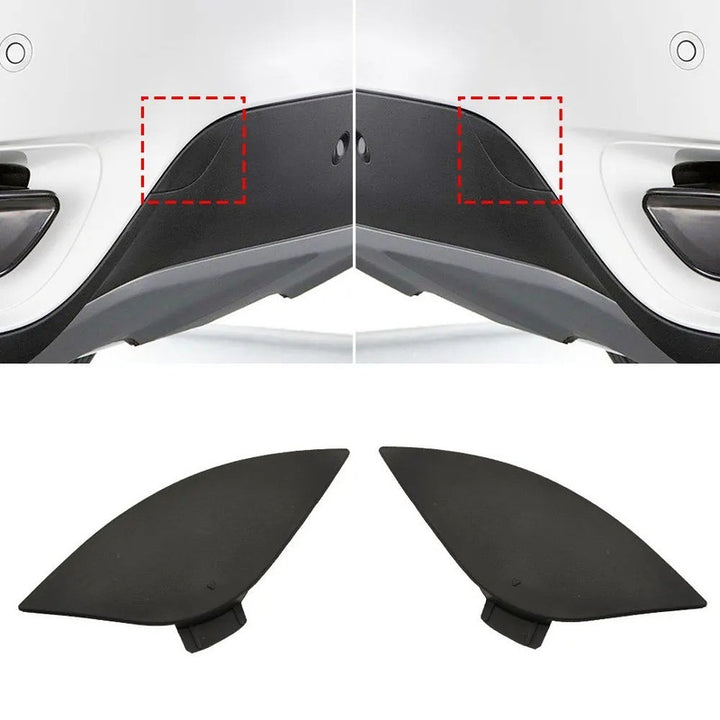 Car Craft Compatible With Bmw X6 E71 2006-2014 Rear Bumper Tow Hook Towing Tochan Trailer Cover 51127176252 Unpainted Right - CAR CRAFT INDIA
