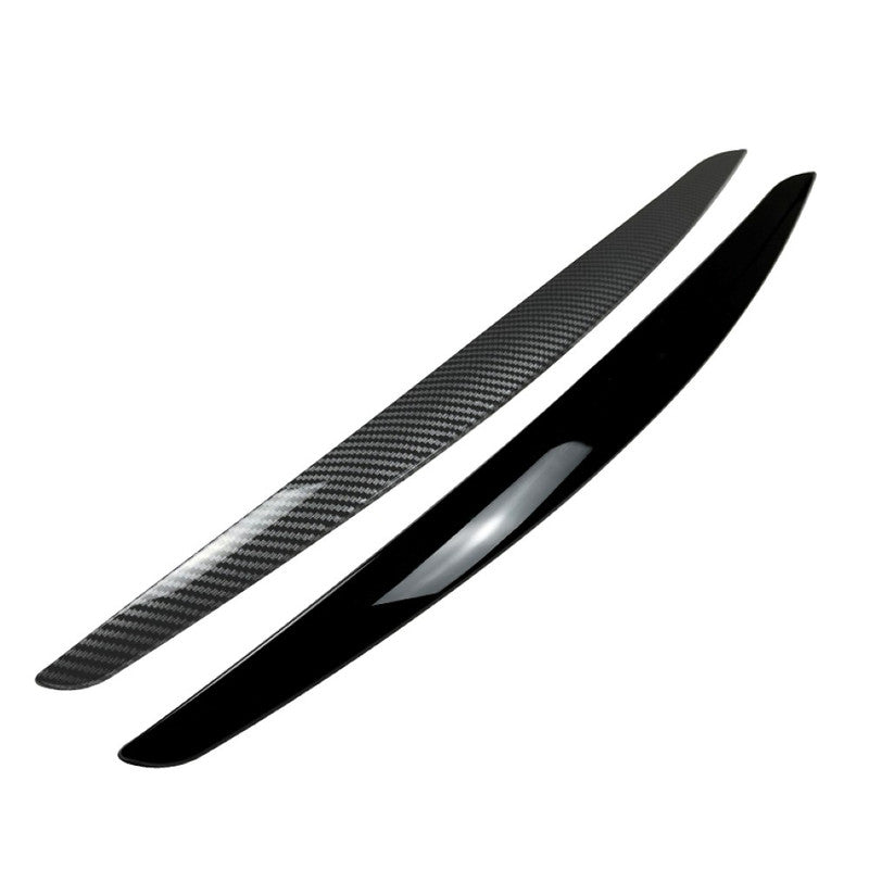 Car Craft Compatible With Bmw 3 Series Lci E90 E91 E92 2007-2011 Headlight Lamp Eyebrow Eyelids Splitter Skirst Carbon Fiber Look Zst-534 Cf - CAR CRAFT INDIA