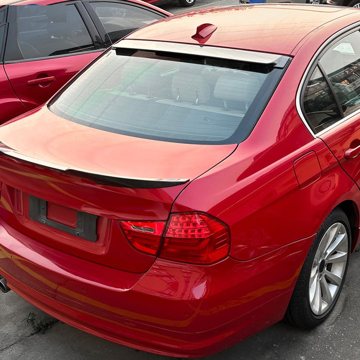 Car Craft Compatible With Bmw 3 Series E90 2005-2012 Rear Trunk Boot Roof Wing Lip Spoiler Splitter Skirts Zst-572 Glossy Black