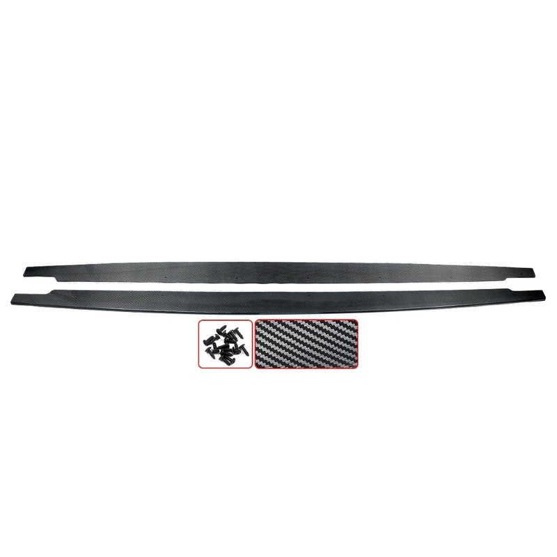 Car Craft Compatible With Bmw 3 Series E90 E91 E92 2005-2012 Side Skirt Extension Splitter Mp Style Ar-bm-0276 Cf Carbon Fiber Look CC-8558 - CAR CRAFT INDIA