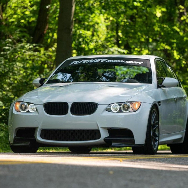 Car Craft Compatible With Bmw 3 Series E90 E91 E92 2007-2011 M Sports Front Bumper Lip Splitter Skirts Canard Carbon Fiber Look Zst- 477 Cf - CAR CRAFT INDIA