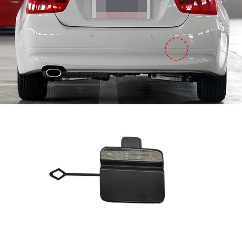 Car Craft Compatible With Bmw 3 Series E90 2005-2008 Rear Bumper Tow Hook Towing Tochan Trailer Cover 51127187542 Unpainted - CAR CRAFT INDIA
