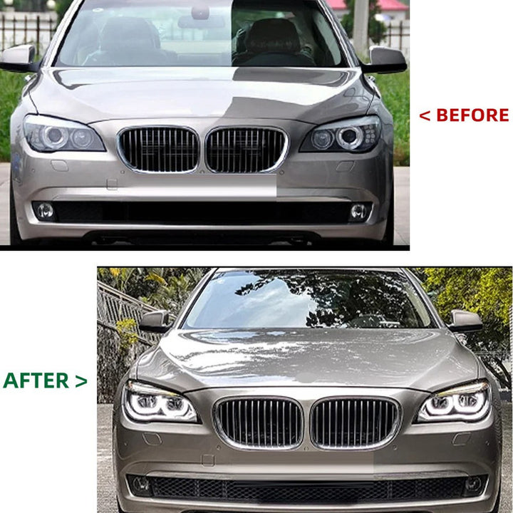 Car Craft Compatible With Bmw 7 Series F02 2009-2015 Car Front Upgraded Head Light Lamp Xenon Headlight Retrofit Upgrade Modified Led Drl Hid Lci Style