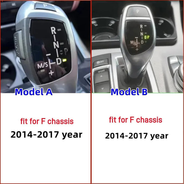 Car Craft Compatible With Bmw 1 2 3 4 5 6 7 Series F20 F30 F34 Gt 2013-2018 F34 F10 Gt F06 F12 F01 F02 X3 F25 X4 F26 X5 X6 F15 F16 Gear Lever Knob Cover Sticker Trim With M Sport Logo 61319252141-b2 CC-7806 - CAR CRAFT INDIA