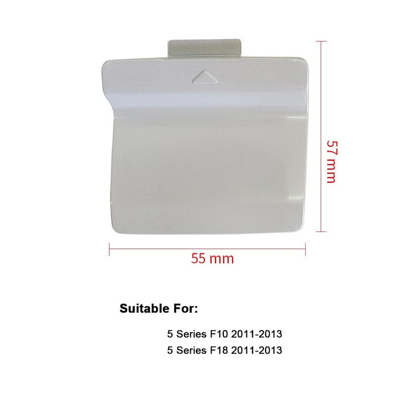 Car Craft Compatible With Bmw 5 Series F10 2010-2013 Rear Bumper Tow Hook Towing Tochan Trailer Cover 51127240133 Unpainted - CAR CRAFT INDIA
