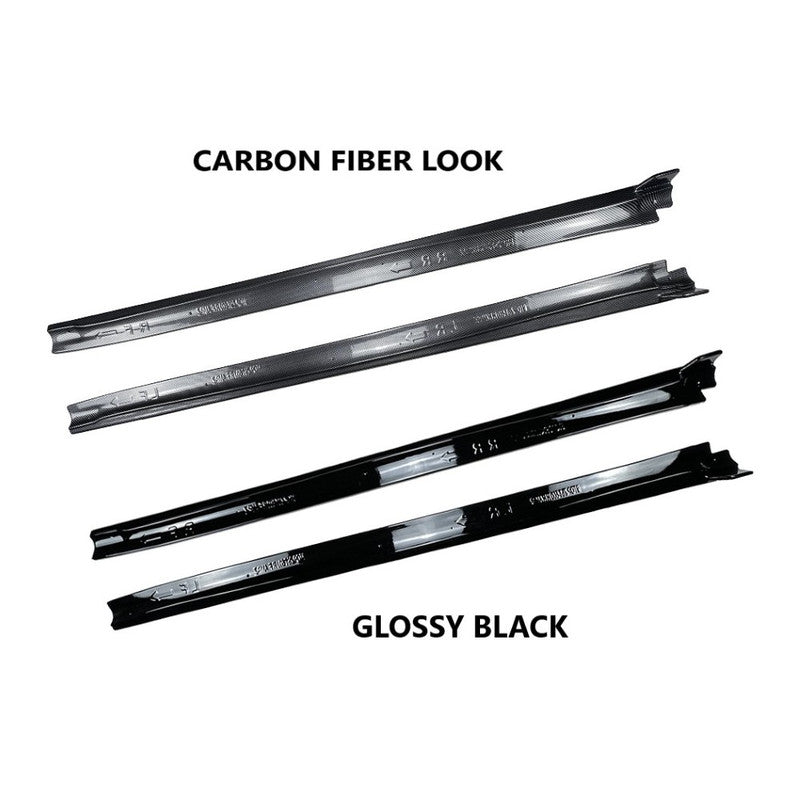 Car Craft Compatible With Bmw X6 F16 2014-2019 M Sports Side Skirts Splitters Running Board Carbon Fiber Look