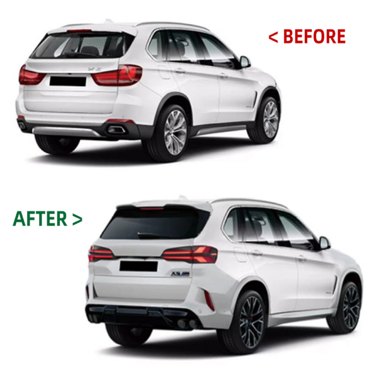 Car Craft Compatible With Bmw X5 F15 2014-2018 To X5 G05 Lci 2023+ M Sports Xm5 Upgrade Facelift Conversion Hood Fender Bodykit Bumper Headlight Taillight