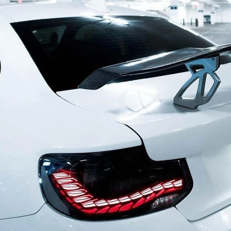 Car Craft Compatible With Bmw 2 Series F22 M2 2014-2021 Car Front Upgraded Tail Light Lamp Xenon Taillight Retrofit Upgrade Modified Led Drl Hid Led Style Gtr Smoke Clear - CAR CRAFT INDIA
