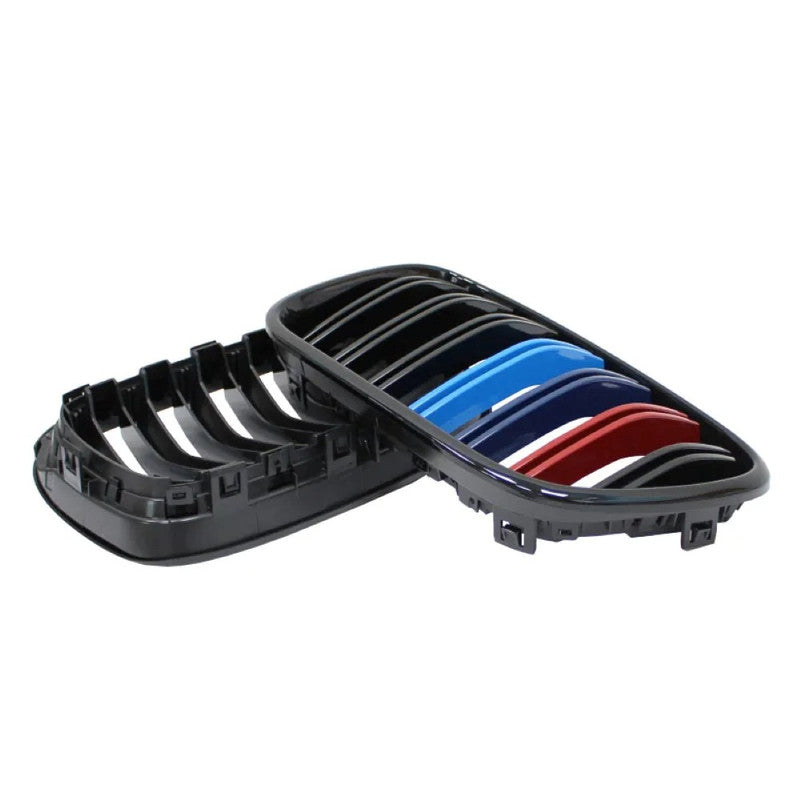 Car Craft Compatible With Bmw X3 X4 F25 F26 2010-2013 Front Bumper M Tri Colour Show Grill